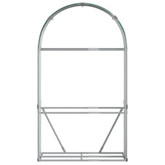 vidaXL Log Holder Green 120x45x210 cm Galvanised Steel 4