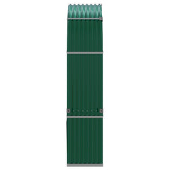 vidaXL Log Holder Green 120x45x210 cm Galvanised Steel 5