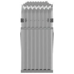 Log Holder Galvanised Steel Light Grey 234 cm