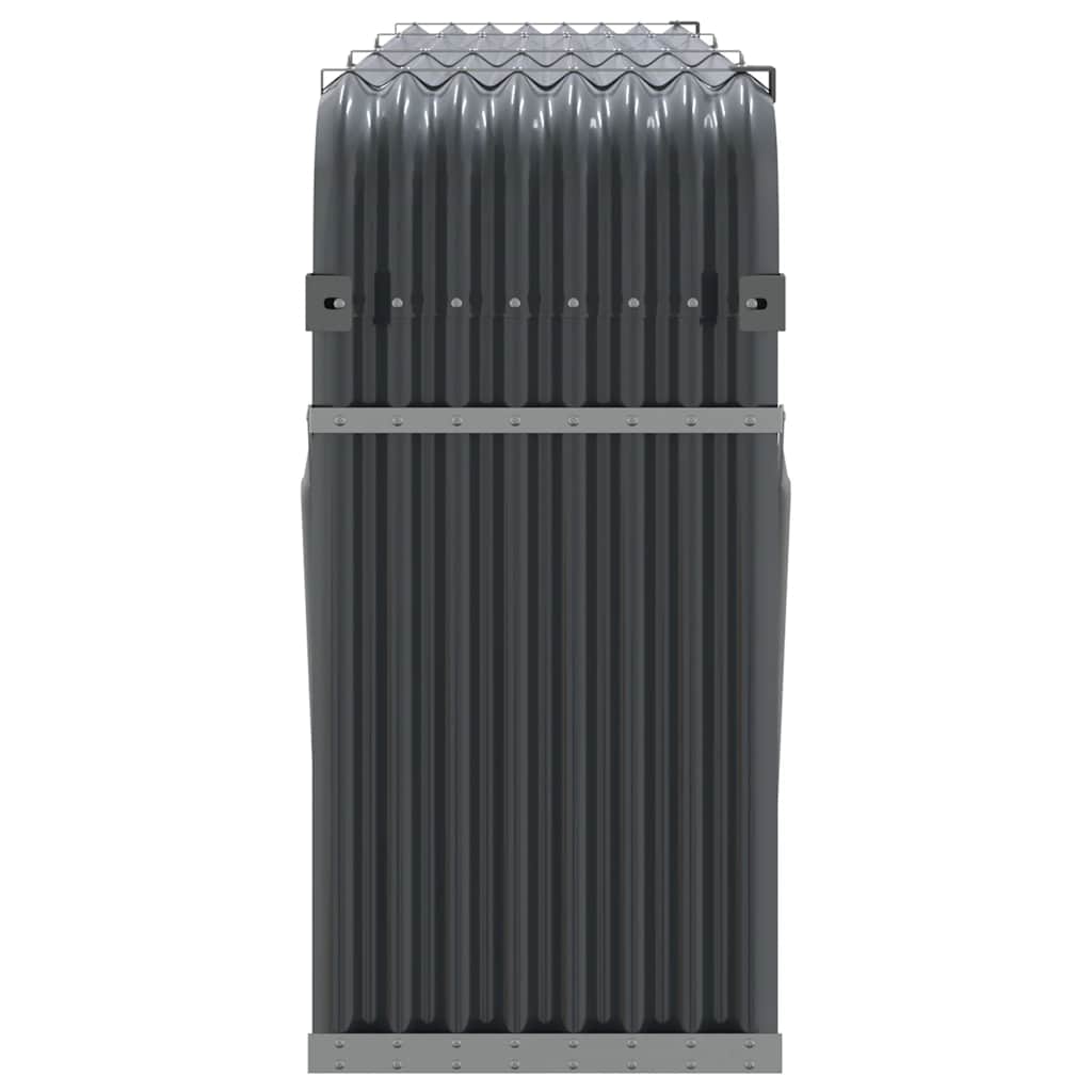 Log Holder Galvanised Steel Anthracite 234 cm