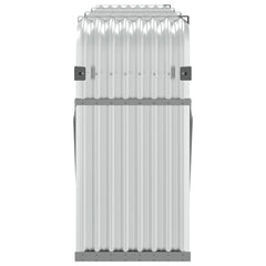 vidaXL Log Holder Silver 234x45x100 cm Galvanised Steel 5