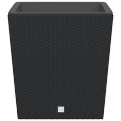 vidaXL Planter with Removable Inner Anthracite 37 / 64 L PP Rattan 4