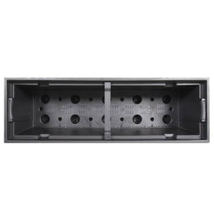 vidaXL Planter with Removable Inner Anthracite 12 / 44 L PP Rattan 6