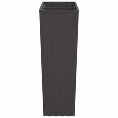vidaXL Planter with Removable Inner Brown 12 / 44 L PP Rattan 5
