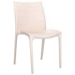 Garden Chairs 2 pcs 50x46x80 cm Polypropylene Cream