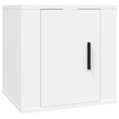 vidaXL 6 Piece TV Cabinet Set White Engineered Wood 4