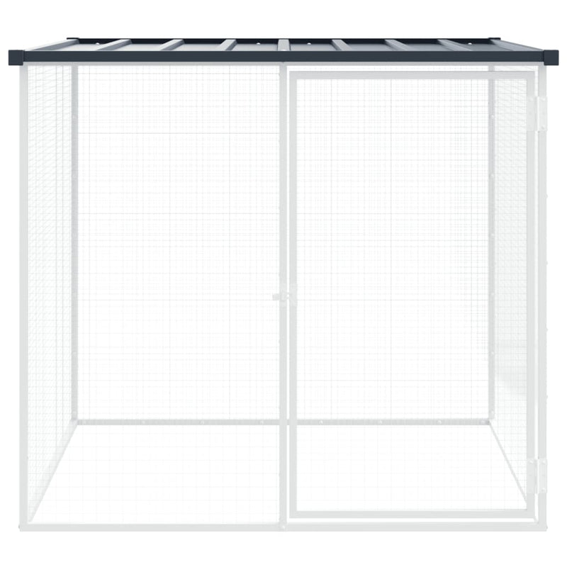 Chicken Cage with Roof Anthracite 103x98x90 cm Galvanised Steel