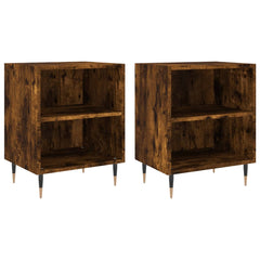 Bedside Cabinet 40x30x50 cm Engineered Wood Smoked oak