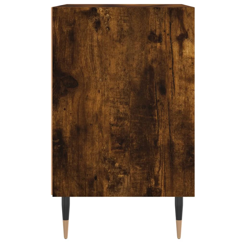 Bedside Cabinet 40x30x50 cm Engineered Wood Smoked oak