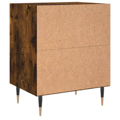 Bedside Cabinet 40x30x50 cm Engineered Wood Smoked oak
