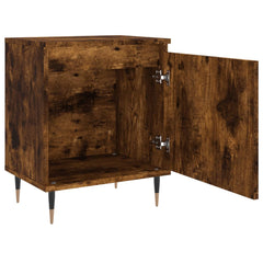 vidaXL Bedside Cabinets 2 pcs Smoked Oak 40x30x50 cm Engineered Wood 6