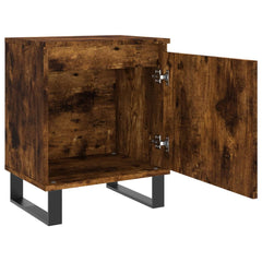vidaXL Bedside Cabinets 2 pcs Smoked Oak 40x30x50 cm Engineered Wood 6