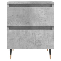 vidaXL Bedside Cabinets 2 pcs Concrete Grey 40x35x50 cm Engineered Wood 5