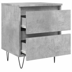 vidaXL Bedside Cabinet Concrete Grey 40x35x50 cm Engineered Wood 6