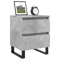 vidaXL Bedside Cabinet Concrete Grey 40x35x50 cm Engineered Wood 3