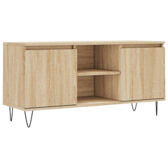 vidaXL TV Cabinet Sonoma Oak 104x35x50 cm Engineered Wood 2