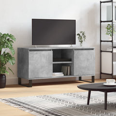 vidaXL TV Cabinet Concrete Grey 104x35x50 cm Engineered Wood 1