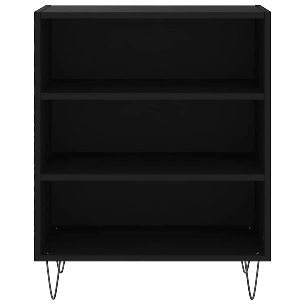 vidaXL Sideboard Black 57x35x70 cm Engineered Wood 4