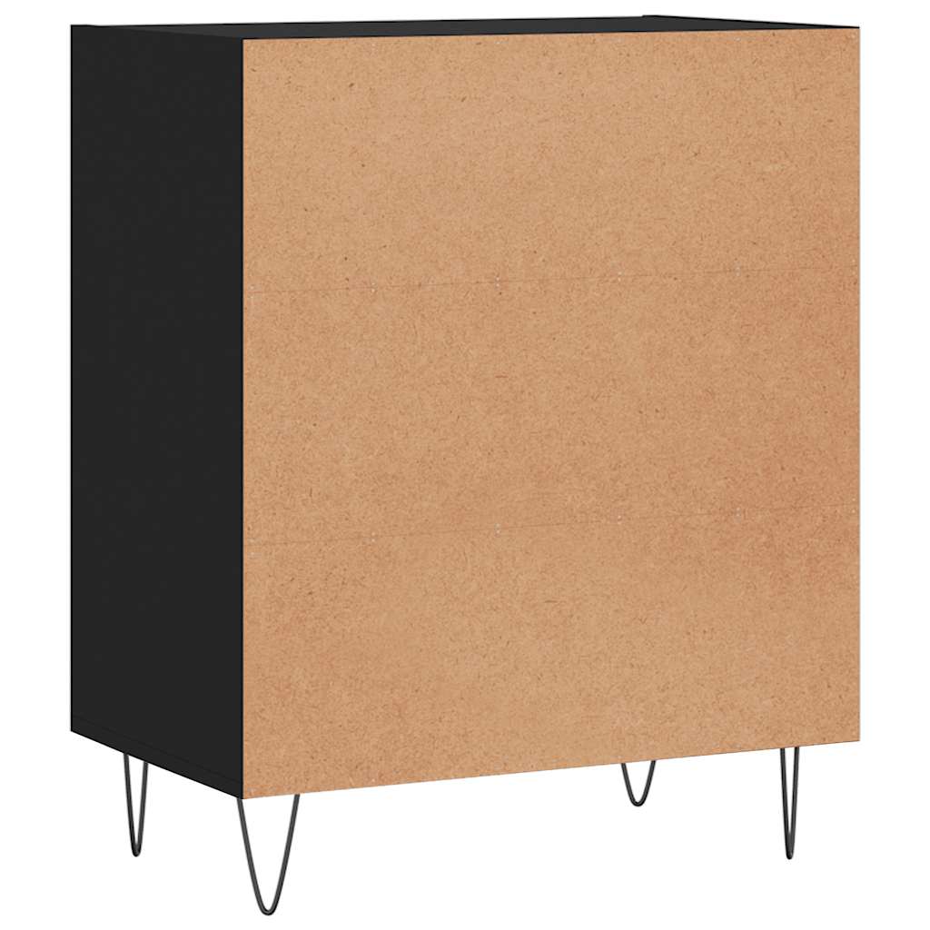 vidaXL Sideboard Black 57x35x70 cm Engineered Wood 6