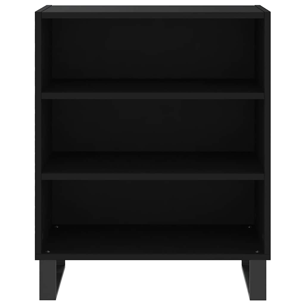 vidaXL Sideboard Black 57x35x70 cm Engineered Wood 4