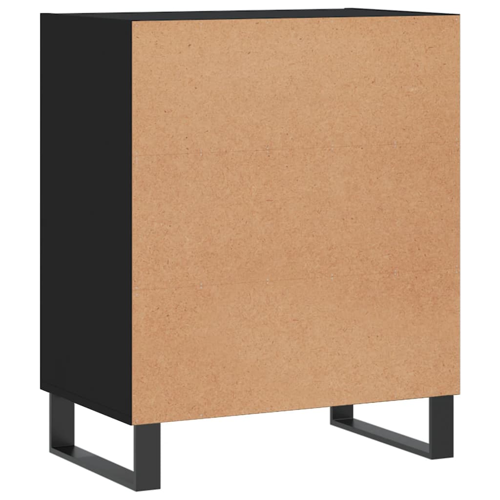 vidaXL Sideboard Black 57x35x70 cm Engineered Wood 6