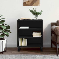 vidaXL Sideboard Black 57x35x70 cm Engineered Wood 1