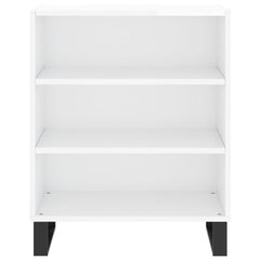 vidaXL Sideboard High Gloss White 57x35x70 cm Engineered Wood 4