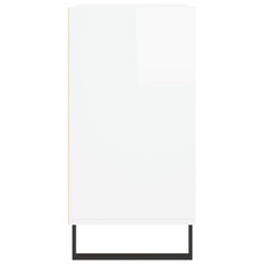 vidaXL Sideboard High Gloss White 57x35x70 cm Engineered Wood 5