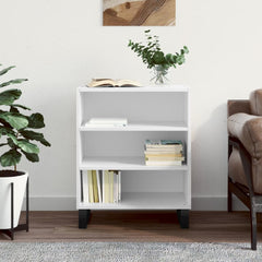 vidaXL Sideboard High Gloss White 57x35x70 cm Engineered Wood 1