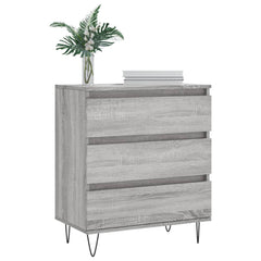 vidaXL Sideboard Grey Sonoma 60x35x70 cm Engineered Wood 3