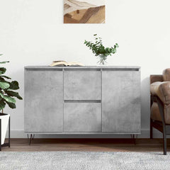 Sideboard 101,5x35x70 cm Engineered Wood Concrete grey