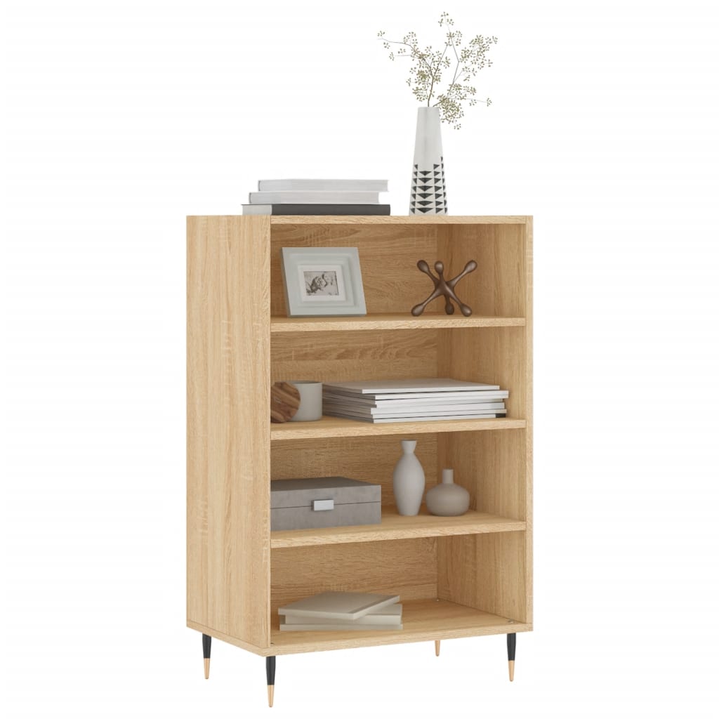 vidaXL Highboard Sonoma Oak 57x35x90 cm Engineered Wood 3