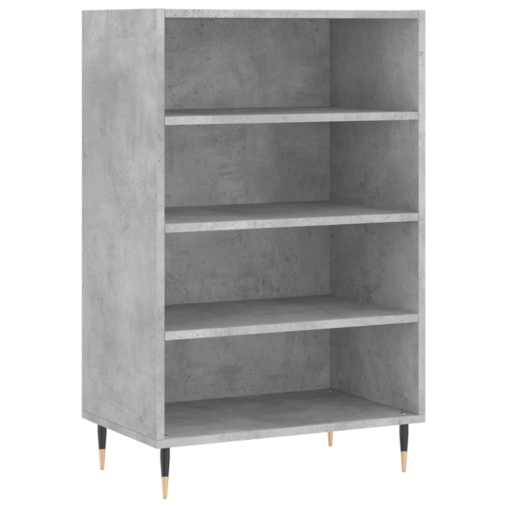 vidaXL Highboard Concrete Grey 57x35x90 cm Engineered Wood 2