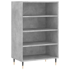 vidaXL Highboard Concrete Grey 57x35x90 cm Engineered Wood 2