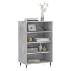 vidaXL Highboard Concrete Grey 57x35x90 cm Engineered Wood 3
