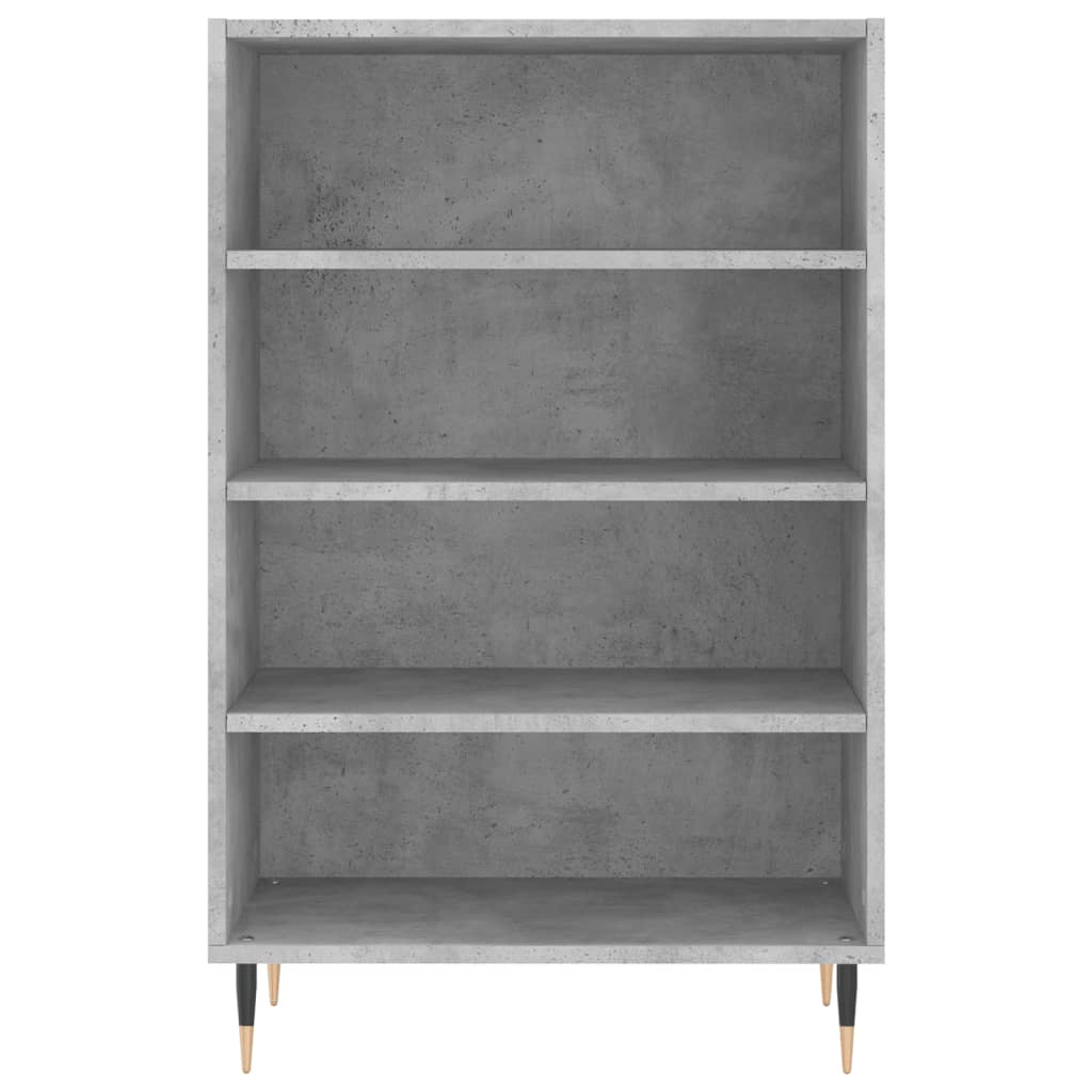 vidaXL Highboard Concrete Grey 57x35x90 cm Engineered Wood 4
