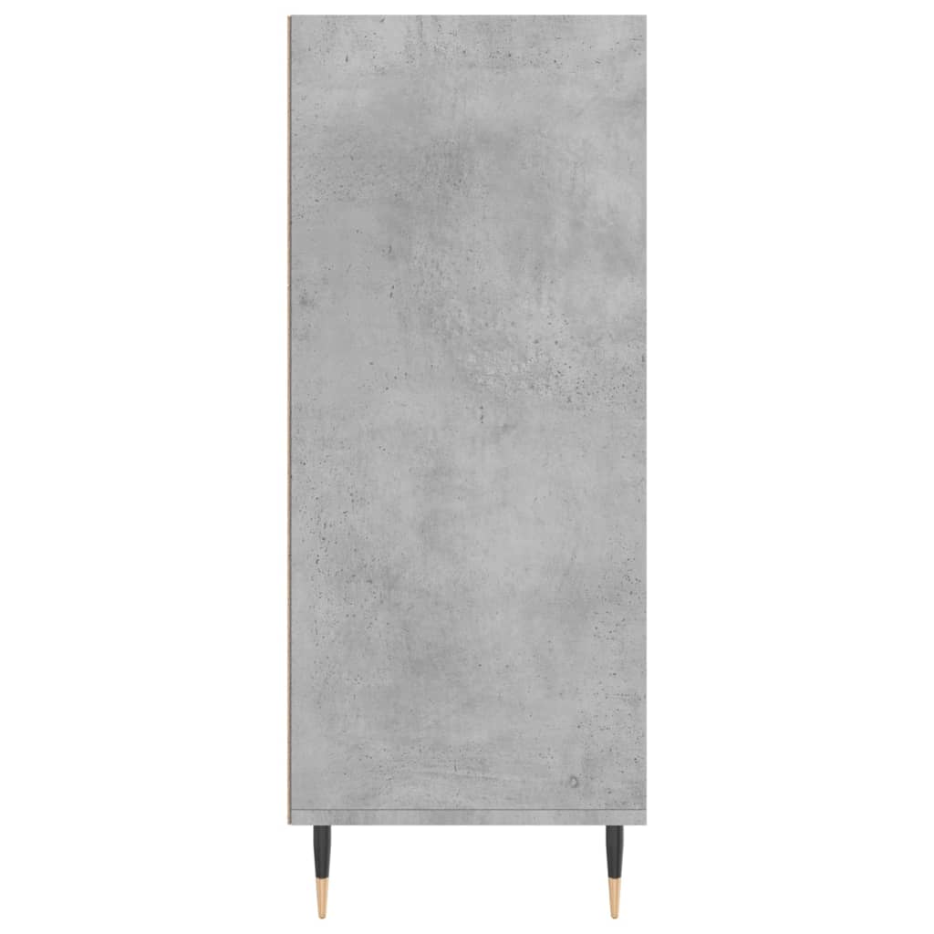 vidaXL Highboard Concrete Grey 57x35x90 cm Engineered Wood 5