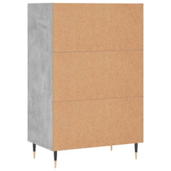 vidaXL Highboard Concrete Grey 57x35x90 cm Engineered Wood 6