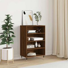 Highboard Engineered Wood in Brown Oak