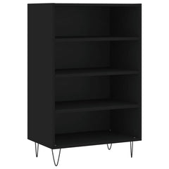 vidaXL Highboard Black 57x35x90 cm Engineered Wood 2