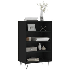 vidaXL Highboard Black 57x35x90 cm Engineered Wood 3
