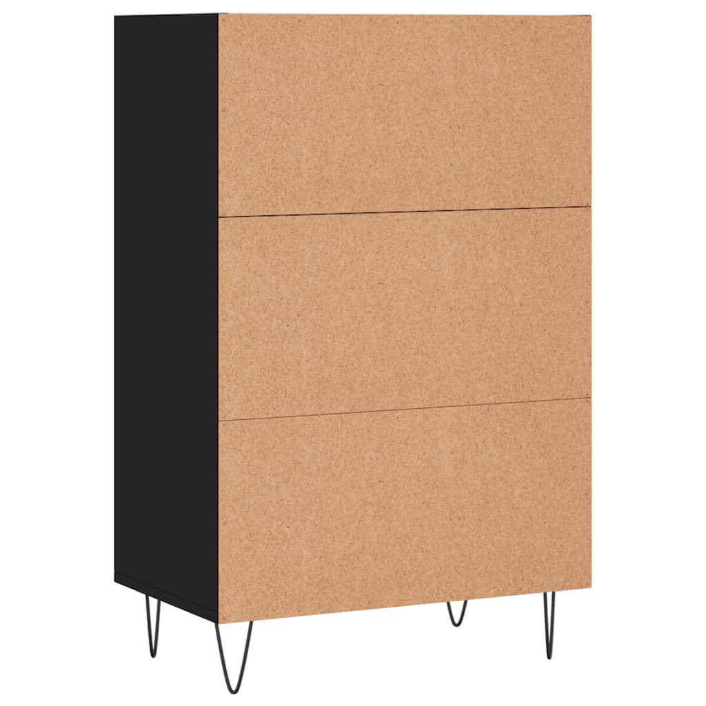 vidaXL Highboard Black 57x35x90 cm Engineered Wood 6