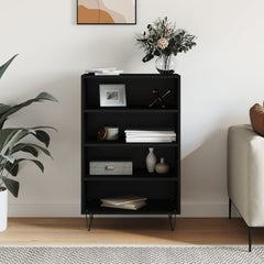 vidaXL Highboard Black 57x35x90 cm Engineered Wood 1
