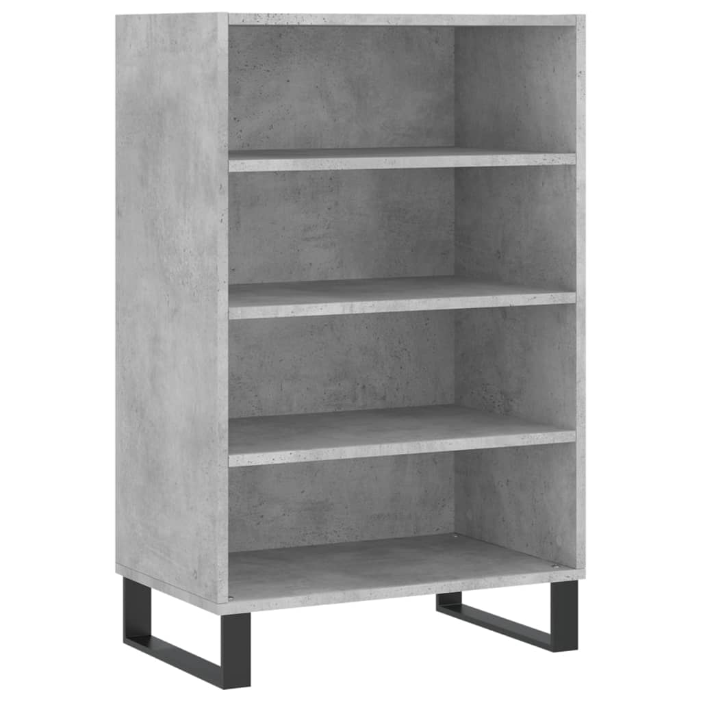 vidaXL Highboard Concrete Grey 57x35x90 cm Engineered Wood 2