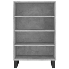 vidaXL Highboard Concrete Grey 57x35x90 cm Engineered Wood 4