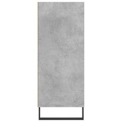 vidaXL Highboard Concrete Grey 57x35x90 cm Engineered Wood 5