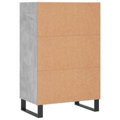 vidaXL Highboard Concrete Grey 57x35x90 cm Engineered Wood 6