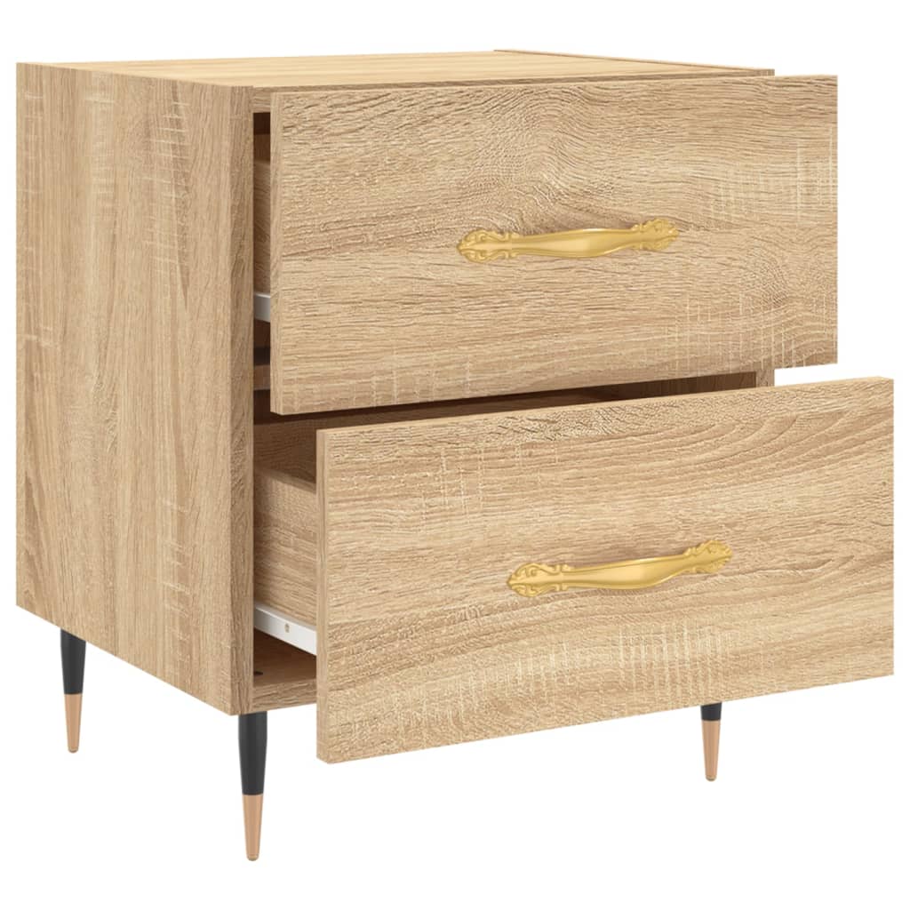 vidaXL Bedside Cabinet Sonoma Oak 40x35x47.5 cm Engineered Wood 5