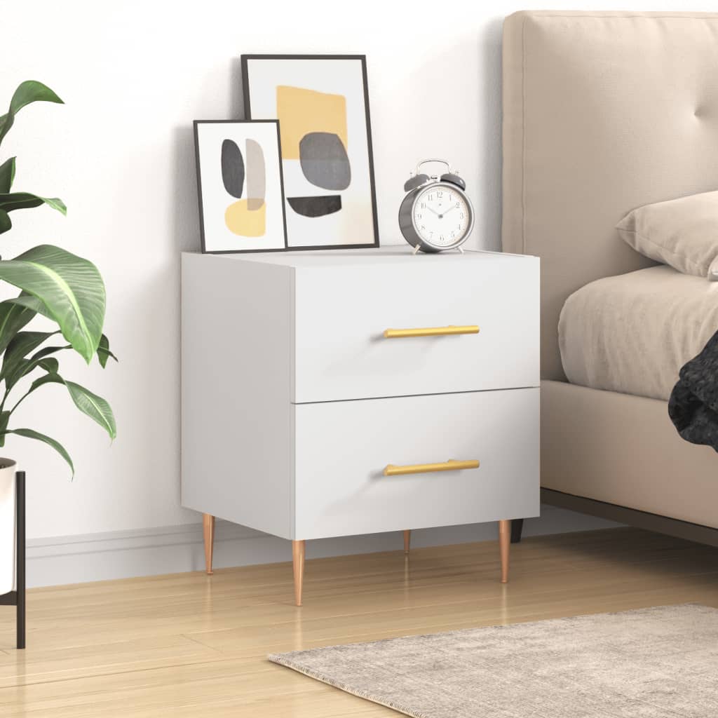 vidaXL Bedside Cabinet 40x35x47.5 cm Engineered Wood
