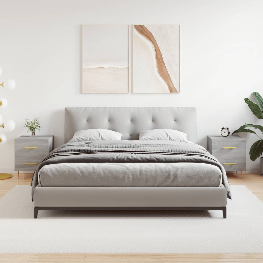 vidaXL Bedside Cabinet 40x35x47.5 cm Engineered Wood